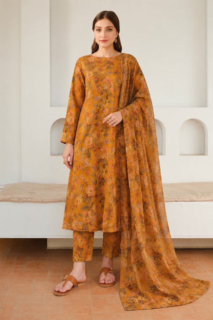Unstitched Breeze Lawn Suit, All Over Stylish Printed Summer Wear Collection – Random Article Ref VG-66