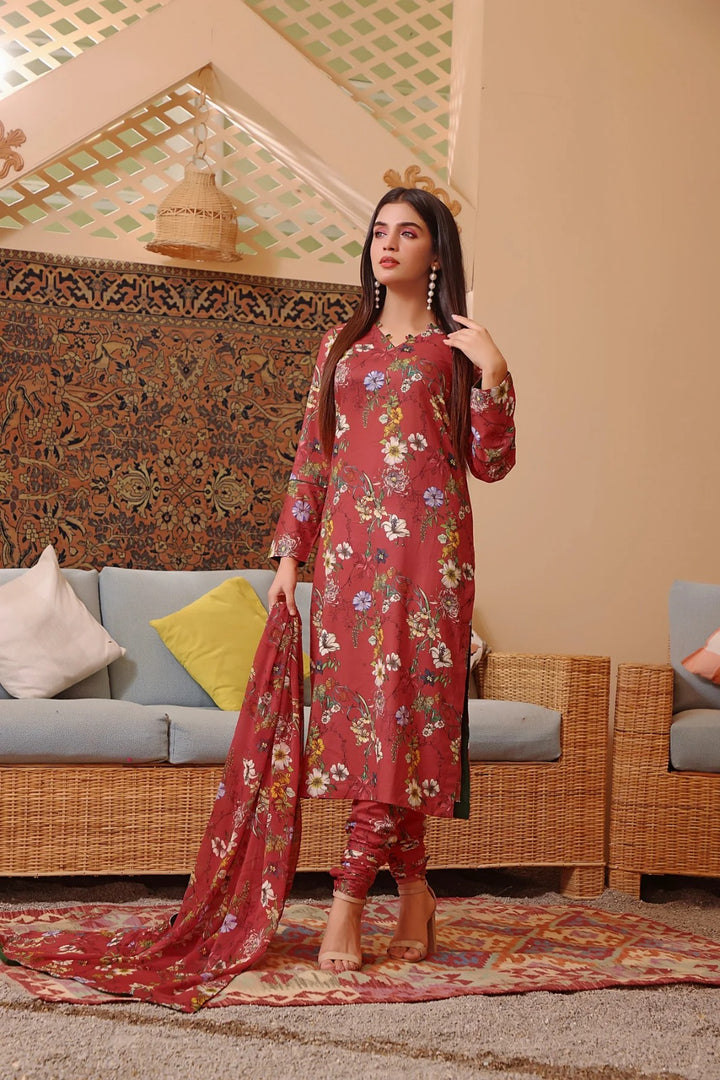 Unstitched Breeze Lawn Suit, All Over Stylish Printed Summer Wear Collection – Random Article Ref VG-72