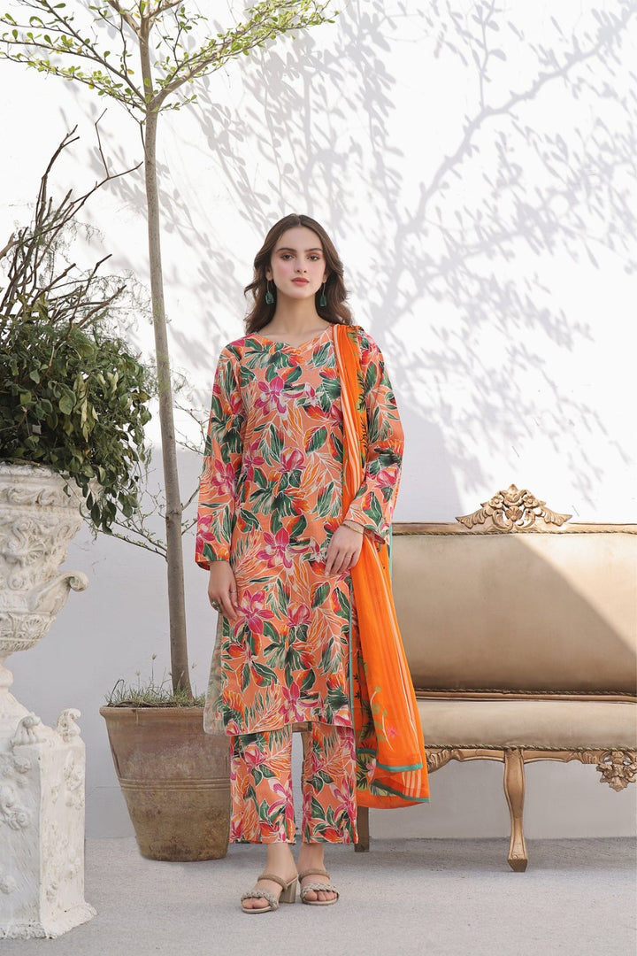 Unstitched Breeze Lawn Suit, All Over Stylish Printed Summer Wear Collection – Random Article Ref VG-78