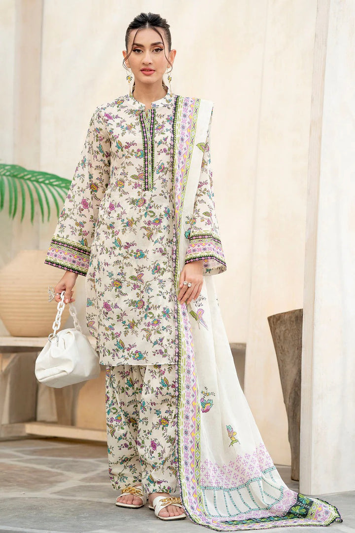 Unstitched Breeze Lawn Suit, All Over Stylish Printed Summer Wear Collection – Random Article Ref VG-96