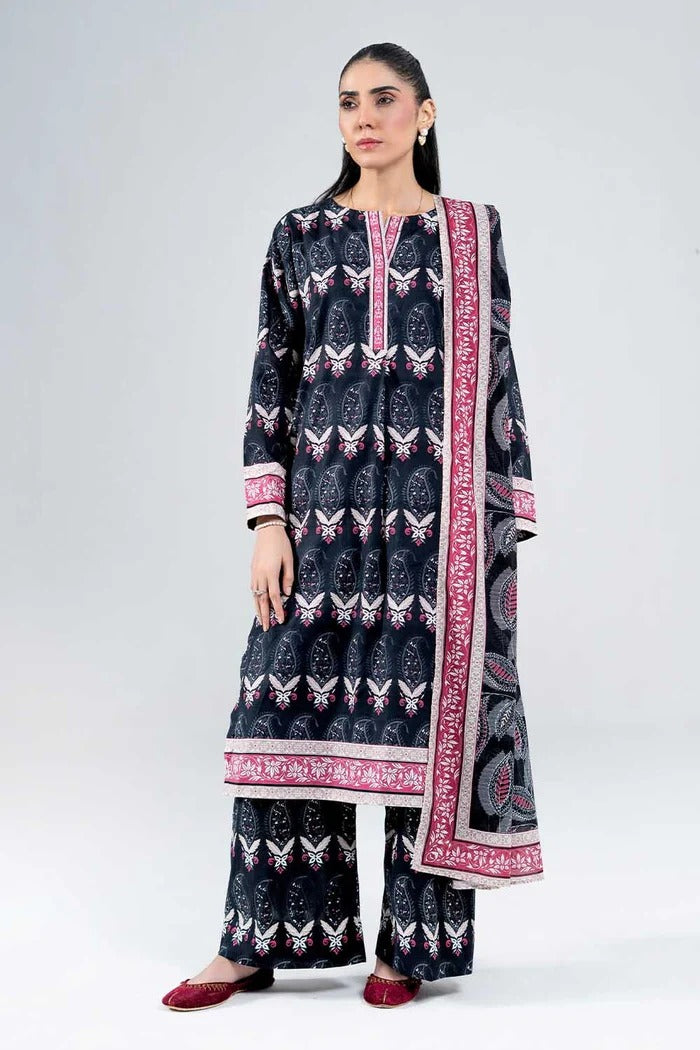 Unstitched Breeze Lawn Suit, All Over Stylish Printed Summer Wear Collection – Random Article Ref VG-104