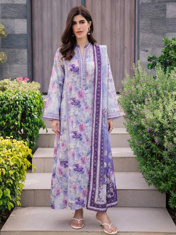 Unstitched Breeze Lawn Suit, All Over Stylish Printed Summer Wear Collection – Random Article Ref VG-103