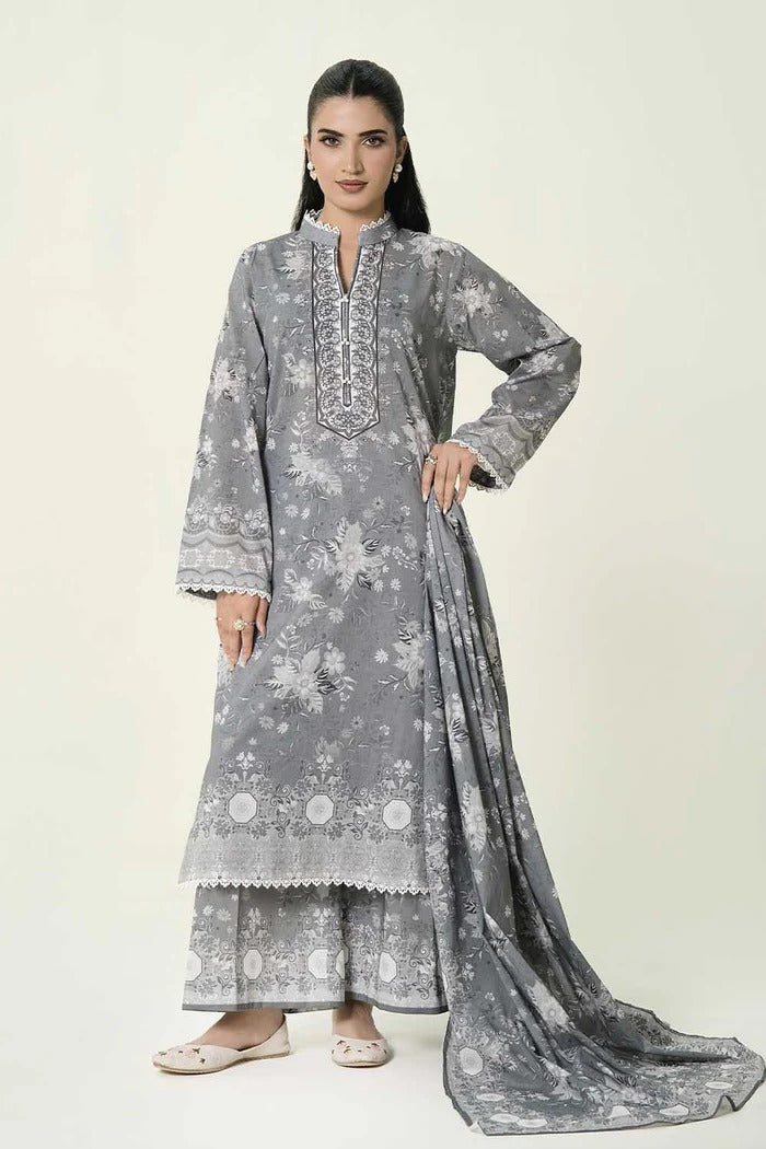 Unstitched Breeze Lawn Suit, All Over Stylish Printed Summer Wear Collection – Random Article Ref VG-105
