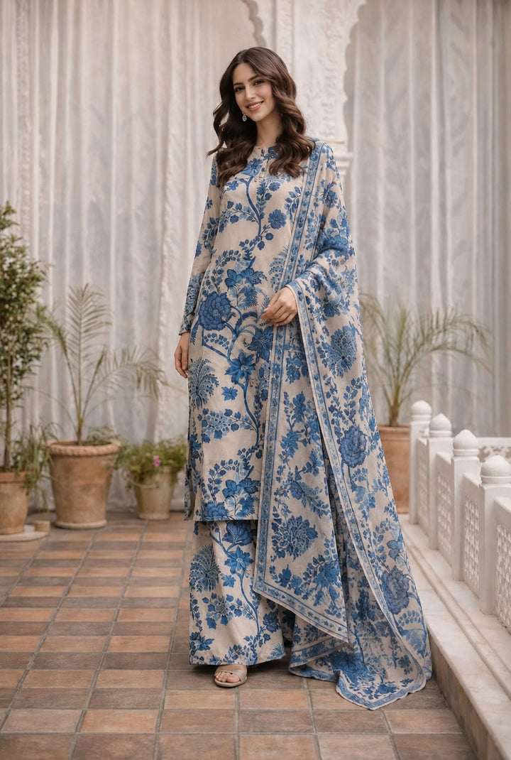 Unstitched Breeze Lawn Suit, All Over Stylish Printed Summer Wear Collection – Random Article Ref VG-93