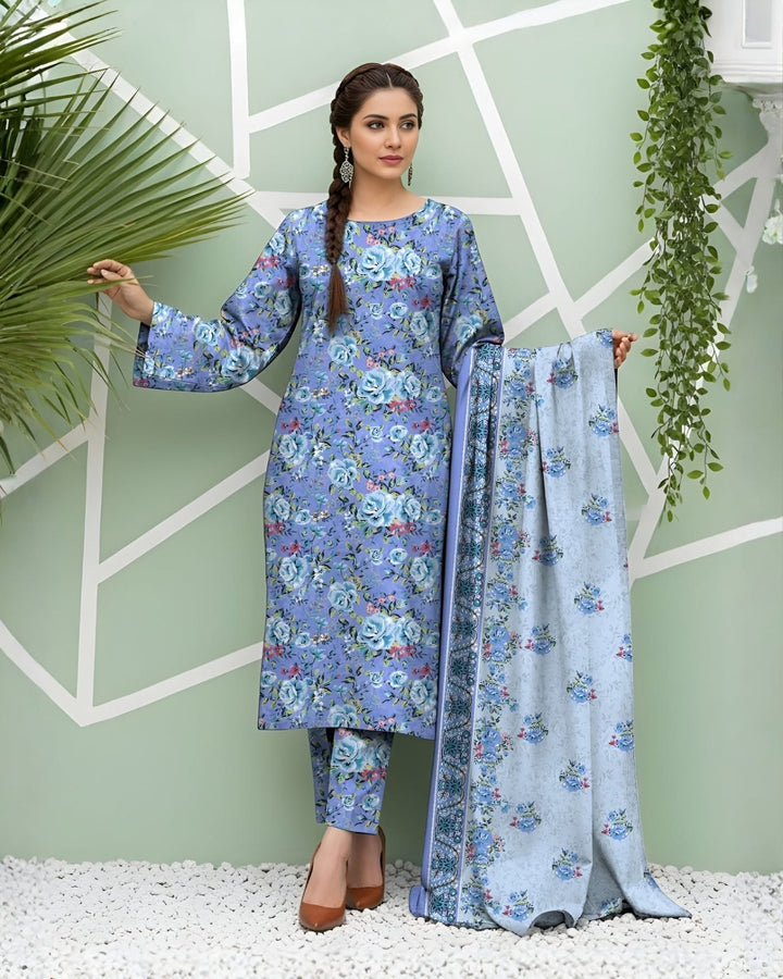 Unstitched Breeze Lawn Suit, All Over Stylish Printed Summer Wear Collection – Random Article Ref VG-71
