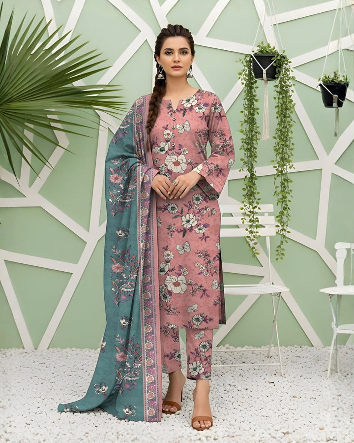 Unstitched Breeze Lawn Suit, All Over Stylish Printed Summer Wear Collection – Random Article Ref VG-73