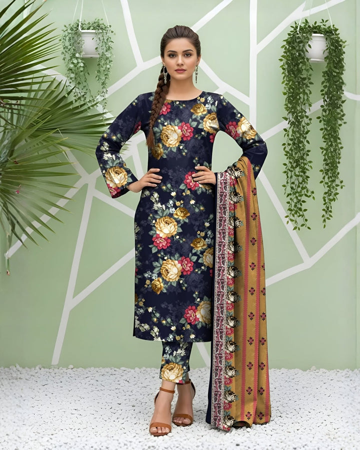 Unstitched Breeze Lawn Suit, All Over Stylish Printed Summer Wear Collection – Random Article Ref VG-68