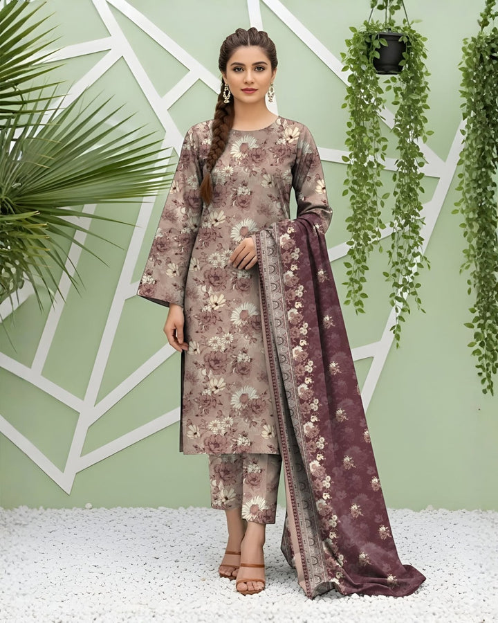 Unstitched Breeze Lawn Suit, All Over Stylish Printed Summer Wear Collection – Random Article Ref VG-75