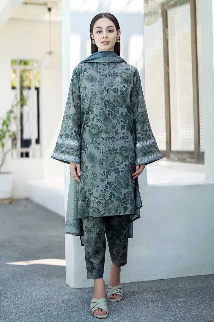 Unstitched Breeze Lawn Suit, All Over Stylish Printed Summer Wear Collection – Random Article Ref VG-92