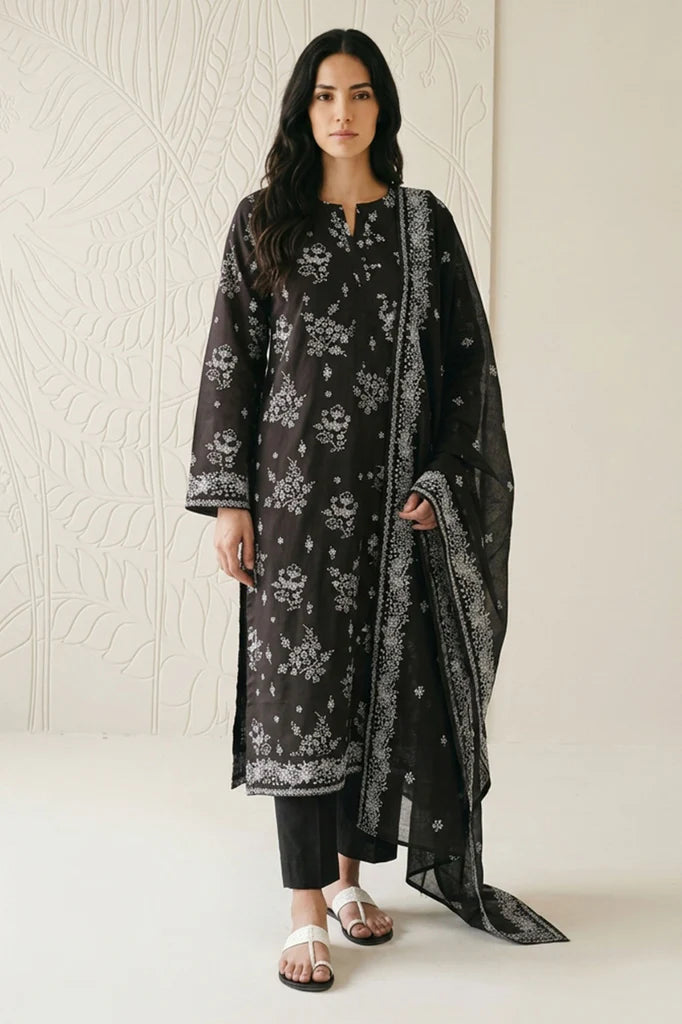 Three Piece Unstitched Breeze Lawn Suit for Women All Over Stylish Printed Breeze Lawn Fabric Summer Wear Collection – Random Article Ref VG-9041C – Premium Quality Design with Flowing  Breeze Lawn Dupatta and Matching Trouser