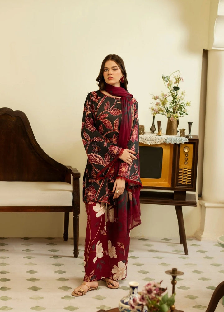 Three Piece Unstitched Breeze Lawn Suit for Women All Over Stylish Printed Breeze Lawn Fabric Summer Wear Collection – Random Article Ref VG-9076C – Premium Quality Design with Flowing  Breeze Lawn Dupatta and Matching Trouser